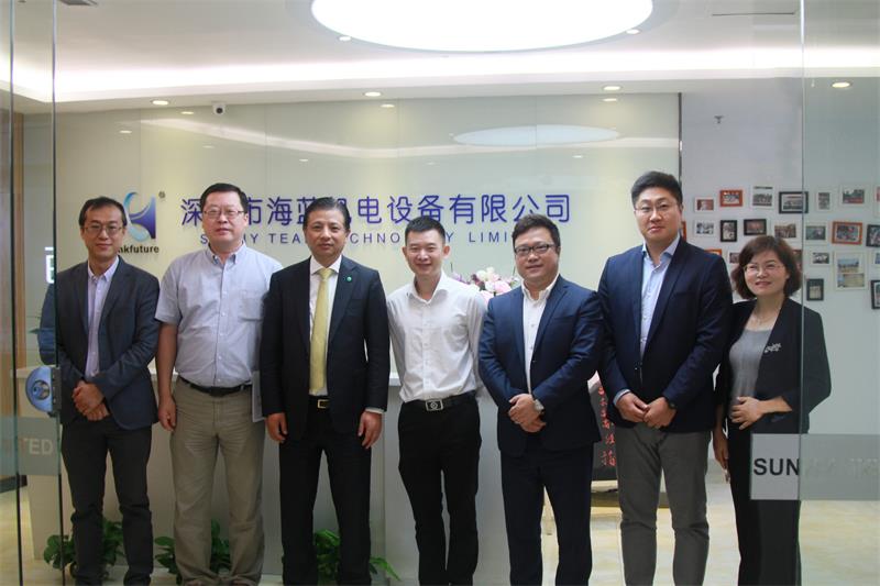 熱烈歡迎三菱電機(jī)自動(dòng)化蒞臨海藍(lán)機(jī)電參觀(guān)指導(dǎo)工作！