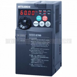 三菱變頻器FR-E720-0.1K日本原裝，電源三相220V,