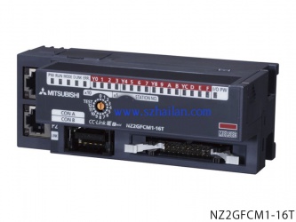NZ2GFCM1-16D |16點(diǎn) DC24V（漏型）輸入，遠(yuǎn)程模塊、MIL連接器、1線(xiàn)式